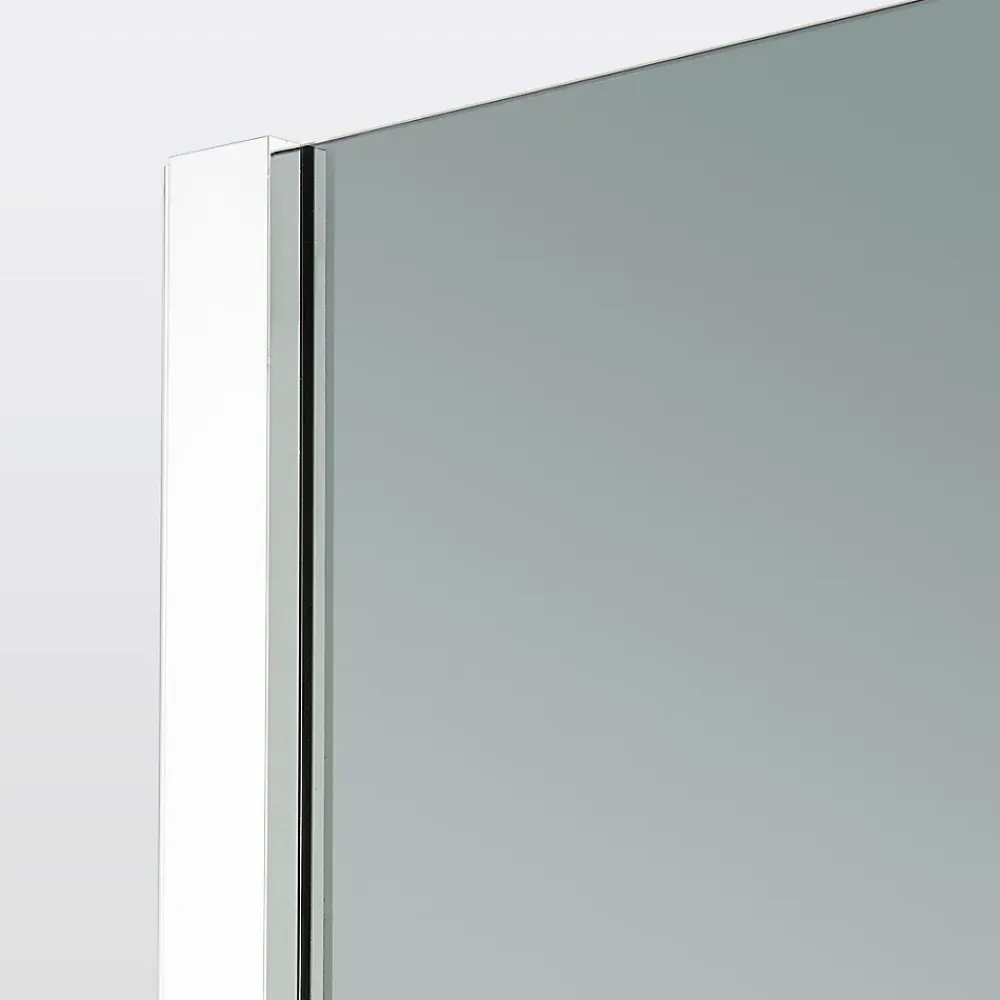 Paroi De Douche| Paroi de douche à l'italienne Cooke & Lewis Zilia verre fumé 80 cm