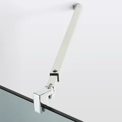 Paroi De Douche| Paroi de douche à l'italienne Cooke & Lewis Zilia verre fumé 80 cm