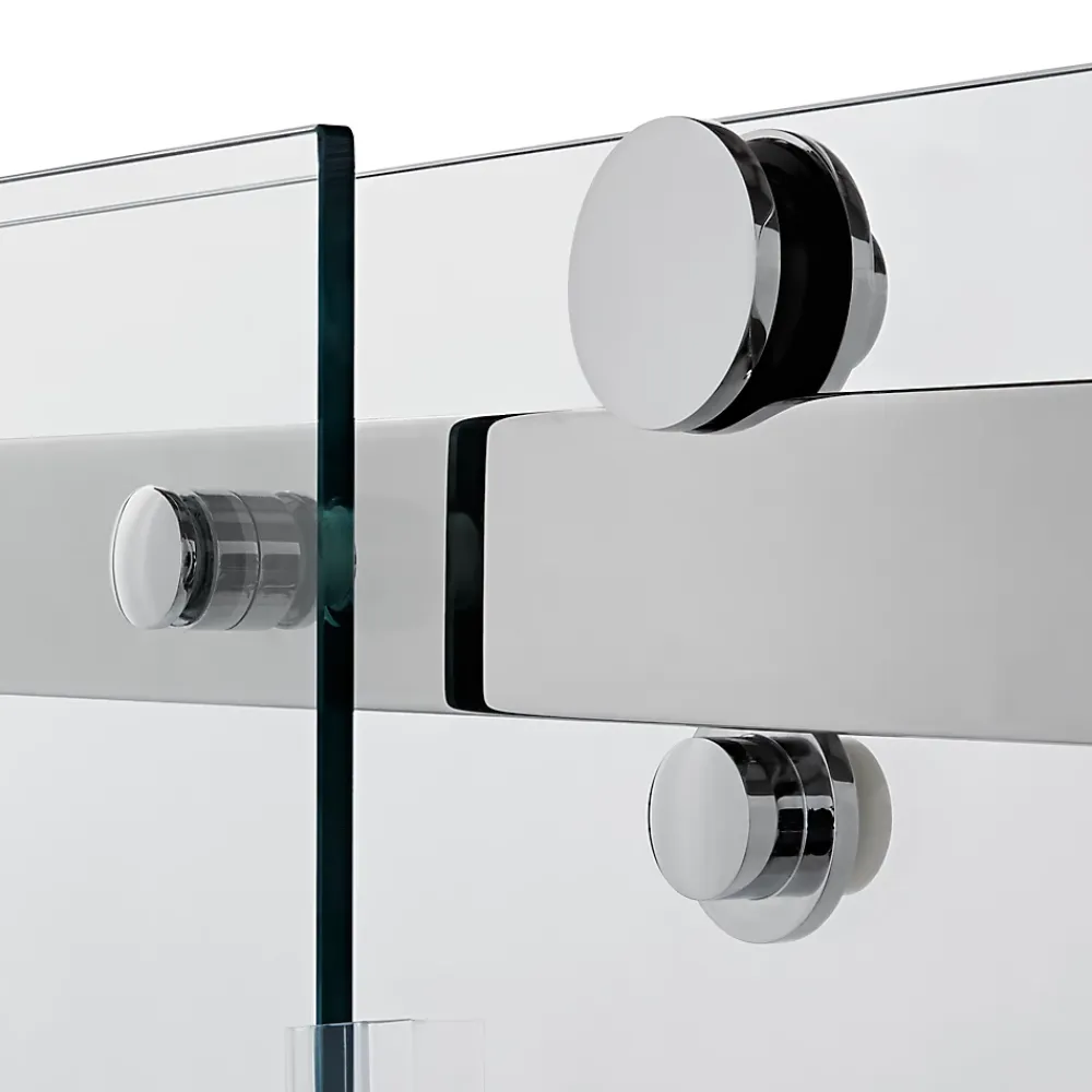 Paroi De Douche| Paroi de douche à l'italienne coulissante GoodHome Naya transparent 117,5 - 120 cm