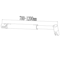 Paroi De Douche|AICA Sanitaire Paroi de douche à l'italienne 2 côtés ouvrants - Verre 8mm anticalcaire - 2 barres de fixation 70-120 cm - 148x200 cm