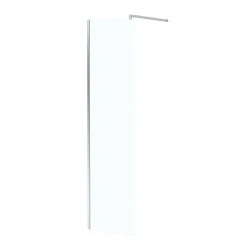 Paroi De Douche| Paroi de douche à l'italienne H.195 x l.50 cm, ép. 5 mm, profilé chrome, Galedo Essentiel