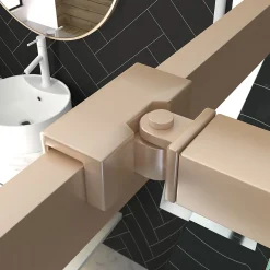 Paroi De Douche| Paroi de douche à l'italienne dorée Galedo Golden Edge transparent 120cm