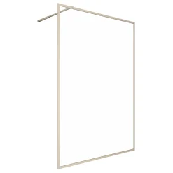 Paroi De Douche| Paroi de douche à l'italienne dorée Galedo Golden Edge transparent 120cm