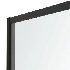 Paroi De Douche| Paroi de douche à l'italienne GoodHome Ahti transparent profilé noir 120 cm