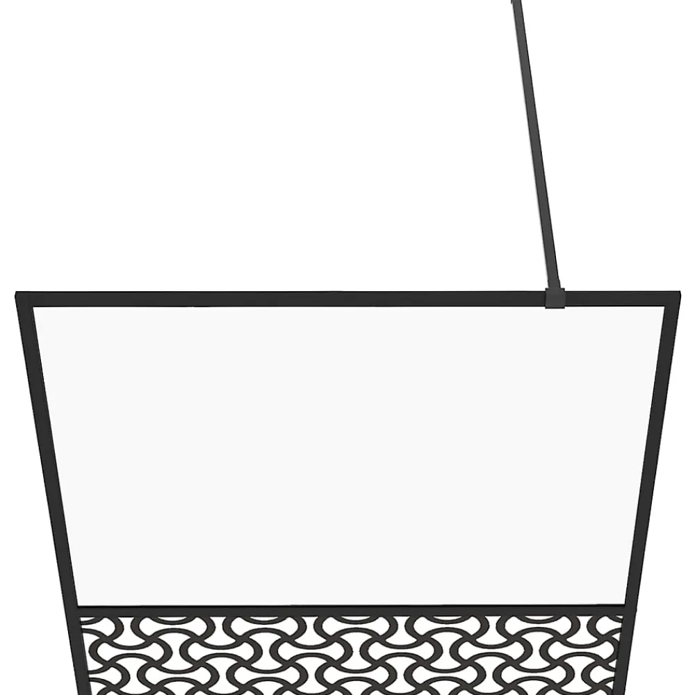 Paroi De Douche|Vidaxl Paroi de douche avec verre ESG transparent 100x195 cm Noir