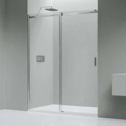 Bernstein Paroi de douche 120cmx195cm(LxH) profil chrome en verre ESG 6mm, Cabine de douche porte coulissante - NT806