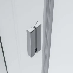 Bernstein Paroi de douche 120cmx195cm(LxH) profil chrome en verre ESG 6mm, Cabine de douche porte coulissante - NT806