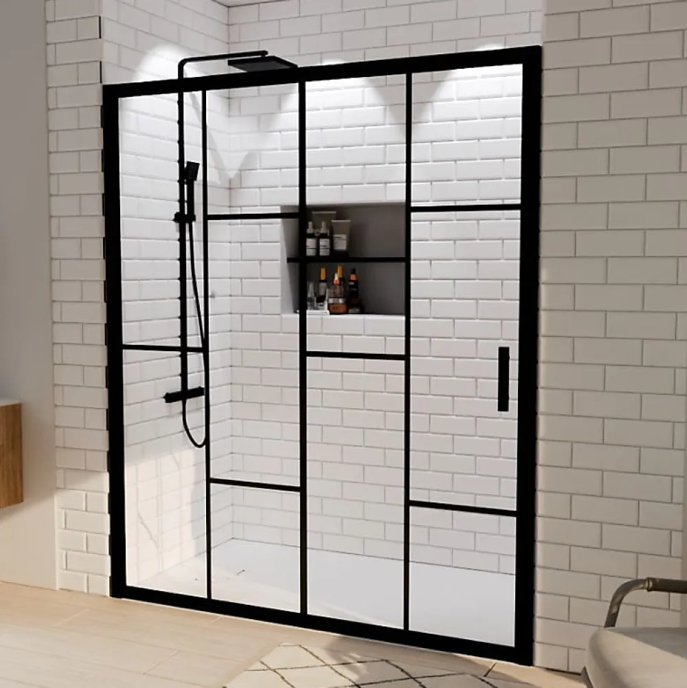 Cuisibane Paroi de douche coulissante verrière ATELIA 160 cm