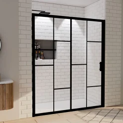 Cuisibane Paroi de douche coulissante verrière ATELIA 160 cm