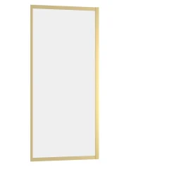Galedo Paroi de douche fixe 80 x 200 cm, doré brossé, Factory