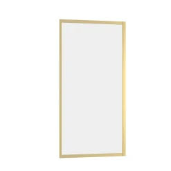 Galedo Paroi de douche fixe 90 x 200 cm, doré brossé, Factory