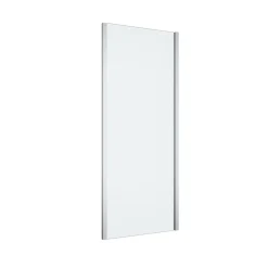 Paroi De Douche|GoodHome Paroi de douche fixe l.80 x H.195 cm, verre transparent, profilés alu chrome, Ledava