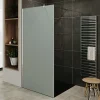 Saniverre Paroi de douche Italienne ROMA H.200 x 130 cm verre 10 mm opaque -