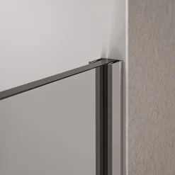 Paroi De Douche| Paroi de douche italienne 90x220cm, verre NANO 10mm, profilé mural inox chrome, sans profilé sol - EX102-2