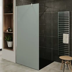 Saniverre Paroi de douche Italienne ROMA H.200 x 170 cm verre 10 mm opaque -
