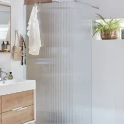Paroi De Douche| Paroi de douche JACOB DELAFON Contra flute 100cm + kit profilé Chromé