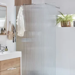 Paroi De Douche| Paroi de douche JACOB DELAFON Contra flute 100cm + kit profilé Chromé