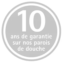 Schulte Paroi de douche latérale pour porte battante l.90xH.200cm, verre transparent anticalcaire 6mm, profilé chromé, MasterClass