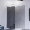 Paroi De Douche|Cuisibane Paroi de douche miroir effet fumé 100 cm PSYCHE - Verre 8 mm securit