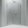 Porte De Douche|Bernstein Paroi de douche sans cadre pentagonale en verre véritable NANO EX415 - 90x90x195cm