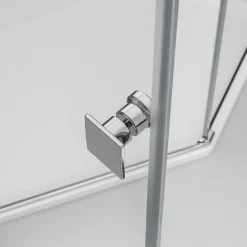 Porte De Douche|Bernstein Paroi de douche sans cadre pentagonale en verre véritable NANO EX415 - 90x90x195cm