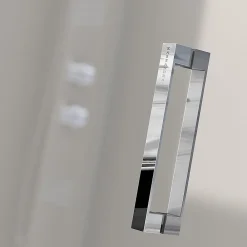Cabine De Douche|Kassandra Paroi de douche semi-circulaire 2 verres fixes + 2 portes coulissantes S400 80x80 cm rayon 55cm