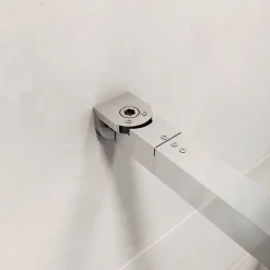Paroi De Douche| paroi de douche 120x190cm,6mm verre anticalcaire avec bandes horizontales sérigraphiées,barre de fixation extensible 73-120cm