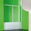 Pare-Baignoire|Forte Paroi Pare-Baignoire 170 CM en acrylique mod. Plutone avec ouverture laterale