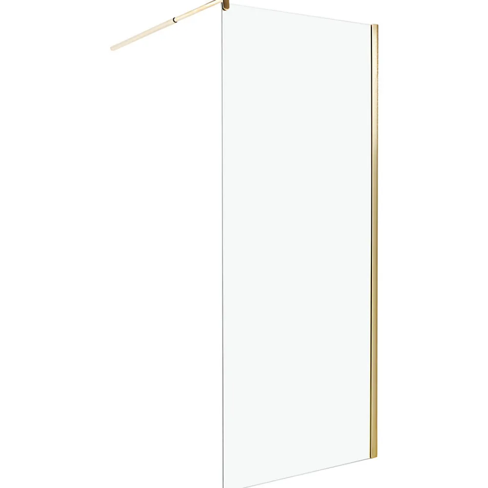Paroi De Douche| Parois de douche AHAUS 80 x 190 cm Doré