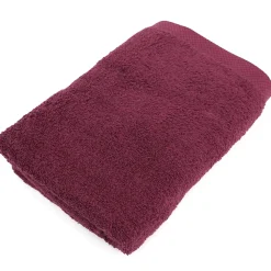 Linnea Parure de bain 6 pièces PURE Bordeaux 550g/m2