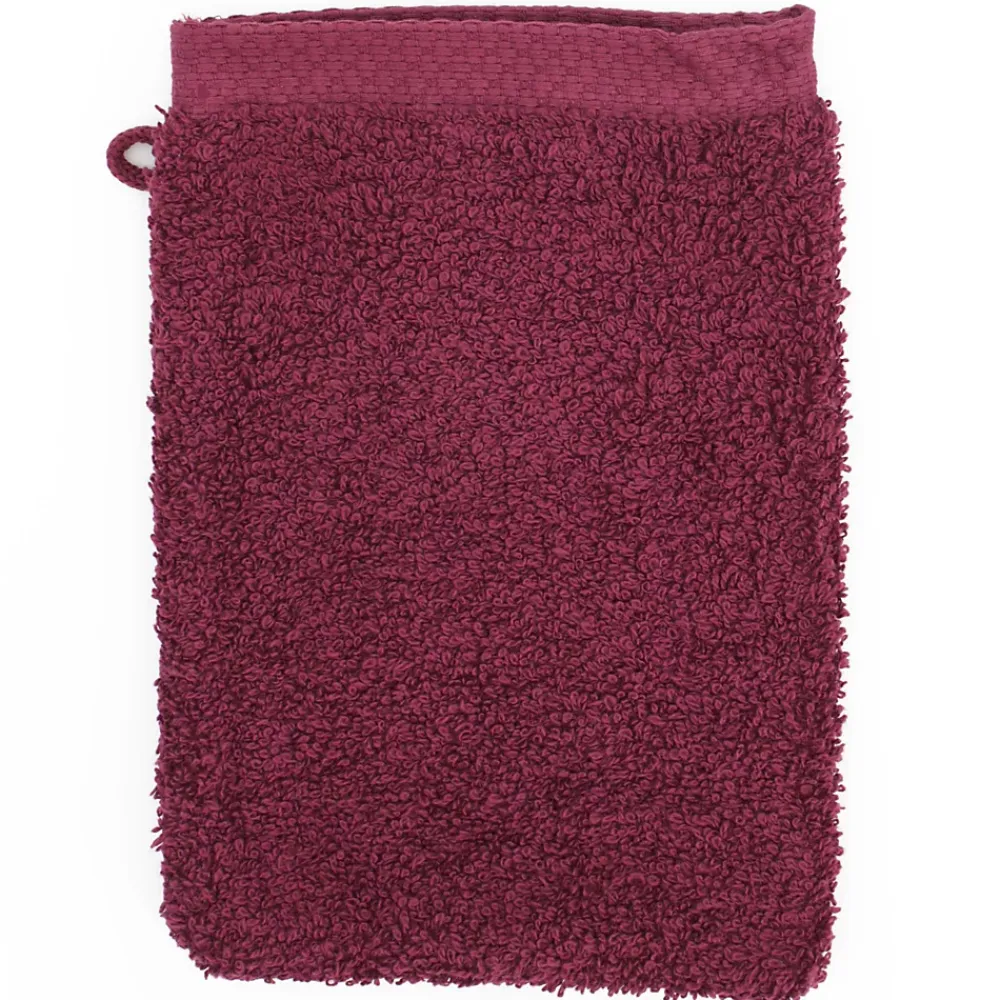Linnea Parure de bain 6 pièces PURE Bordeaux 550g/m2