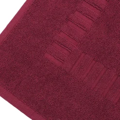 Linnea Parure de bain 6 pièces PURE Bordeaux 550g/m2