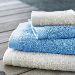 Linnea Parure de bain 6 pièces PURE Bleu Ciel 550g/m2