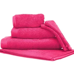 Linnea Parure de bain 6 pièces PURE Fuchsia 550g/m2