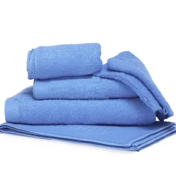 Linnea Parure de bain 6 pièces PURE Bleu Mer 550g/m2