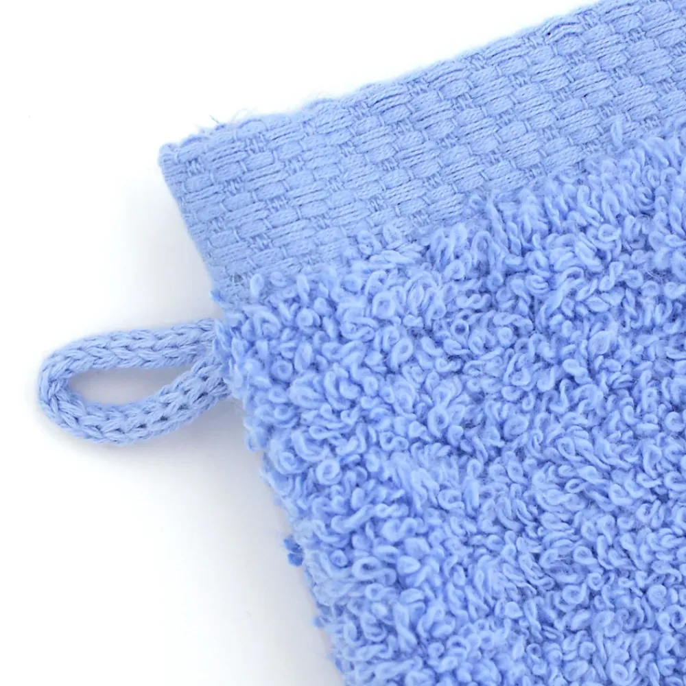 Linnea Parure de bain 6 pièces PURE Bleu Mer 550g/m2