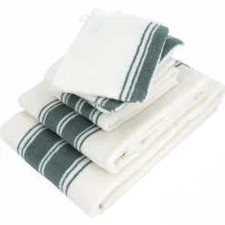 Linnea Parure de bain 6 pièces RIBBON II vert