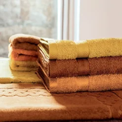 Serviette De Bain|Linnea Parure de bain 7 pièces ROYAL CRESENT Miel 650g/m2