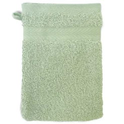 Linnea Parure de bain 5 pièces ROYAL CRESENT Vert Céladon 650g/m2