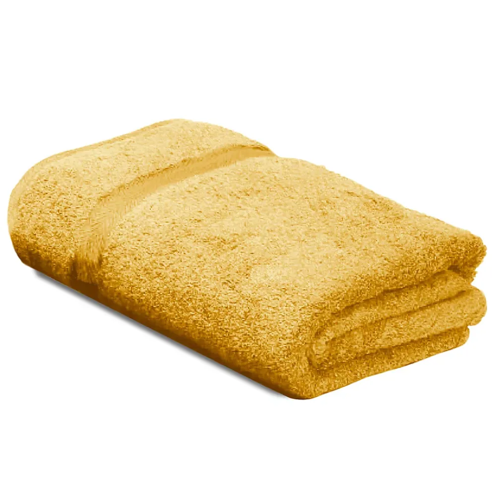 Serviette De Bain|Linnea Parure de bain 7 pièces ROYAL CRESENT Jaune Quartz 650g/m2