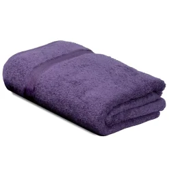Linnea Parure de bain 5 pièces ROYAL CRESENT Prune 650g/m2