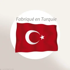 Linnea Parure de bain coton 550g/m2 collection NAÏA par lot de 5 Blanc