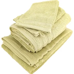 Linnea Parure de bain EFFICIENCE PURE vert Menta 5 pièces