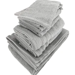 Linnea Parure de bain EFFICIENCE PURE gris Lunar 7 pièces