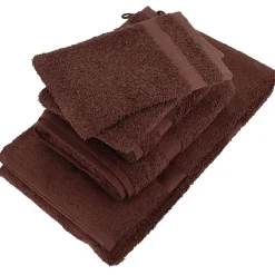 Linnea Parure de bain LUXOR 6 pièces marron