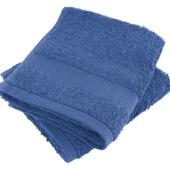 Serviette De Bain|Linnea Parure de bain LUXOR 5 pièces bleu
