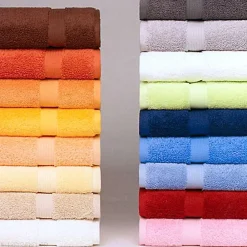 Serviette De Bain|Linnea Parure de bain LUXOR 5 pièces bleu