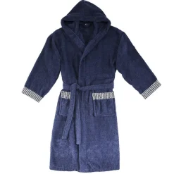 Guy Levasseur Peignoir adulte en coton éponge et broderie S