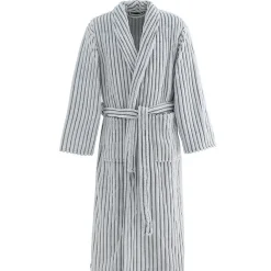 Sensei Maison Peignoir polaire homme femme côtelé extra doux Blanc/Lichen L KASH