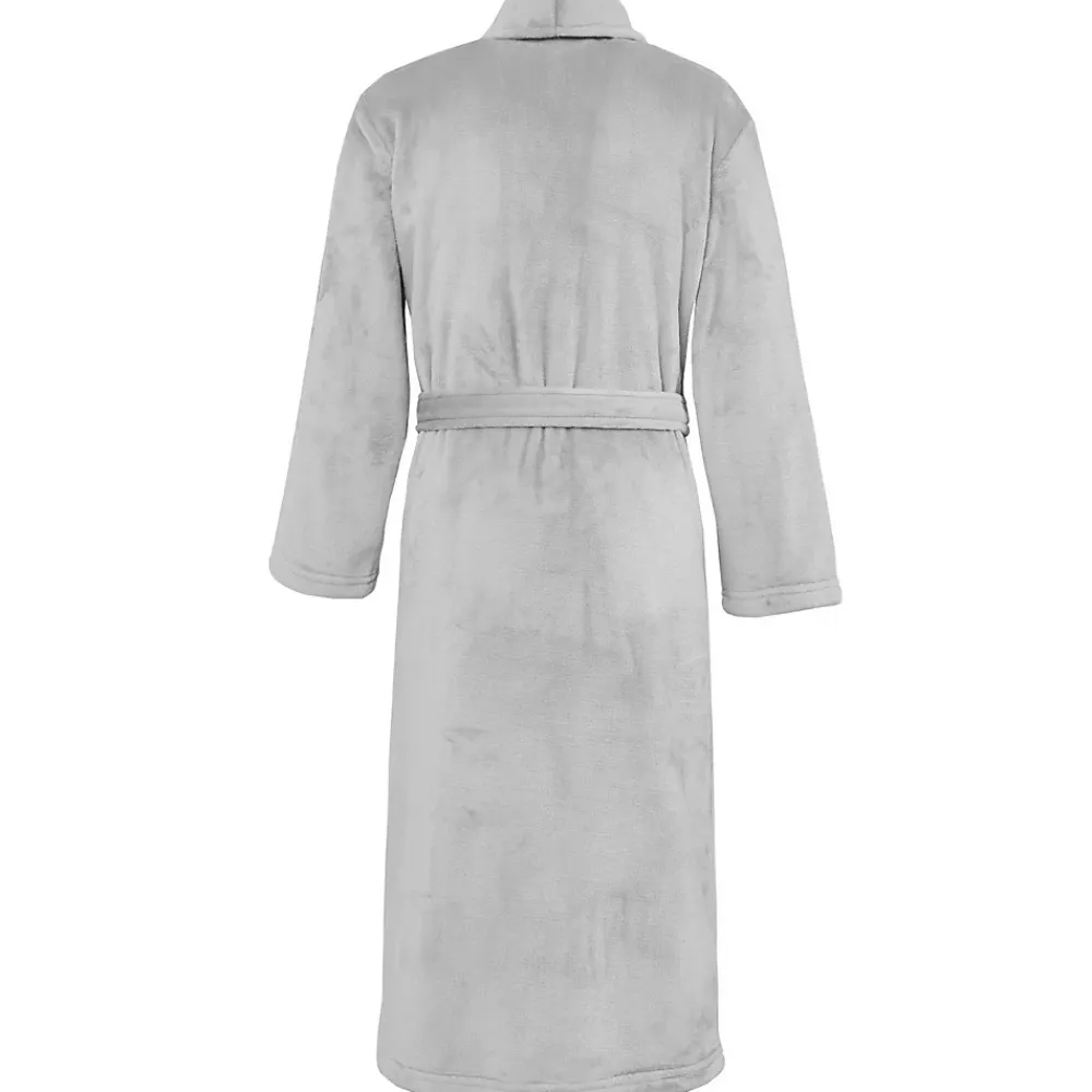 Sensei Maison Peignoir polaire mixte chaud & doux Gris Cendré XL KOMO